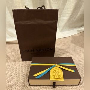 Vintage LV empty box and bag